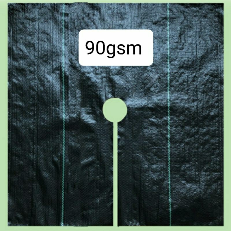 (90gsm) Anti Weed Tree Root Protection Weed Mat Fabric Ground Cover Plastic Nail U Nail Washer Paku Plastic Paku Besi U