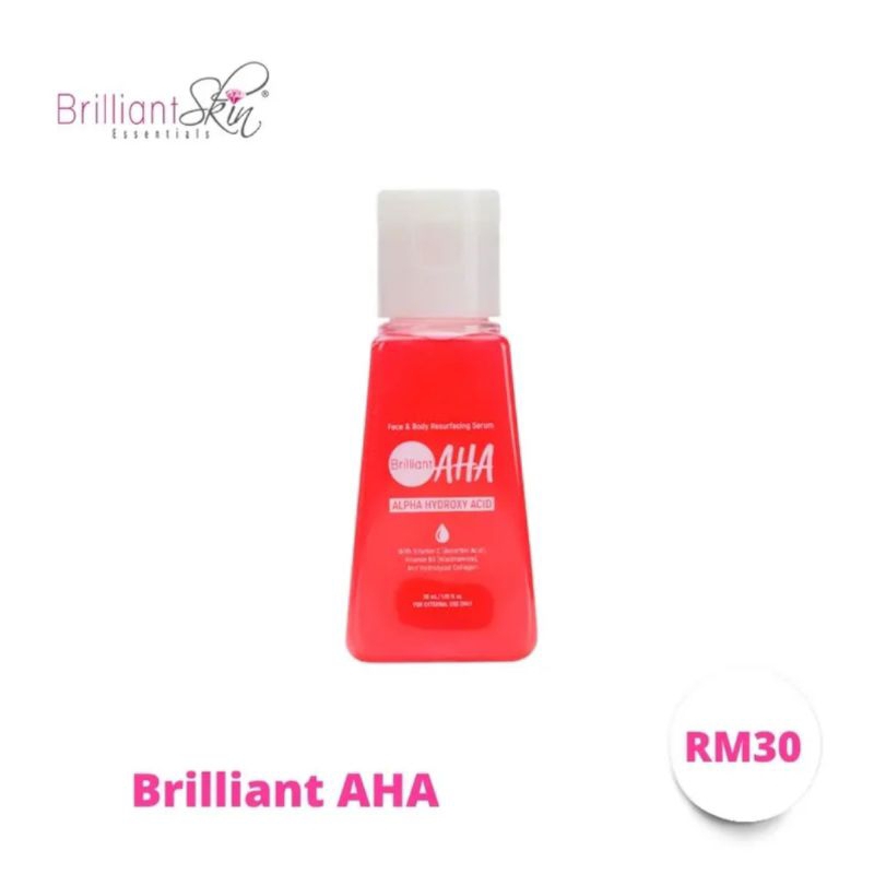 Serum aha brilliantskincare glass skin efect