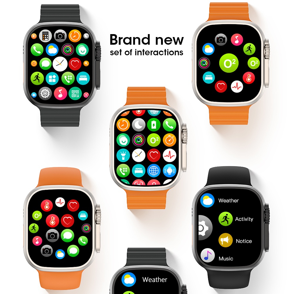 S8 ultra Pro Smart Watch W68+ Ultra 2.2inch Bluetooth call Waterproof Sport Smartwatch Heart rate blood pressure monitor