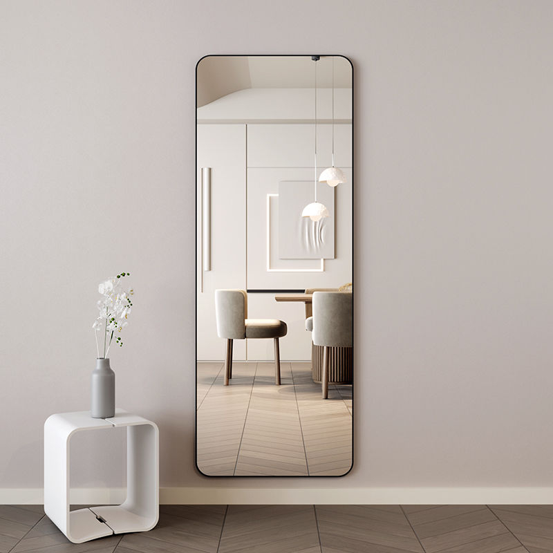Modern nordic style Full-length Mirror wall mirror bedroom living room mirror decorative mirror 90CM 镜子