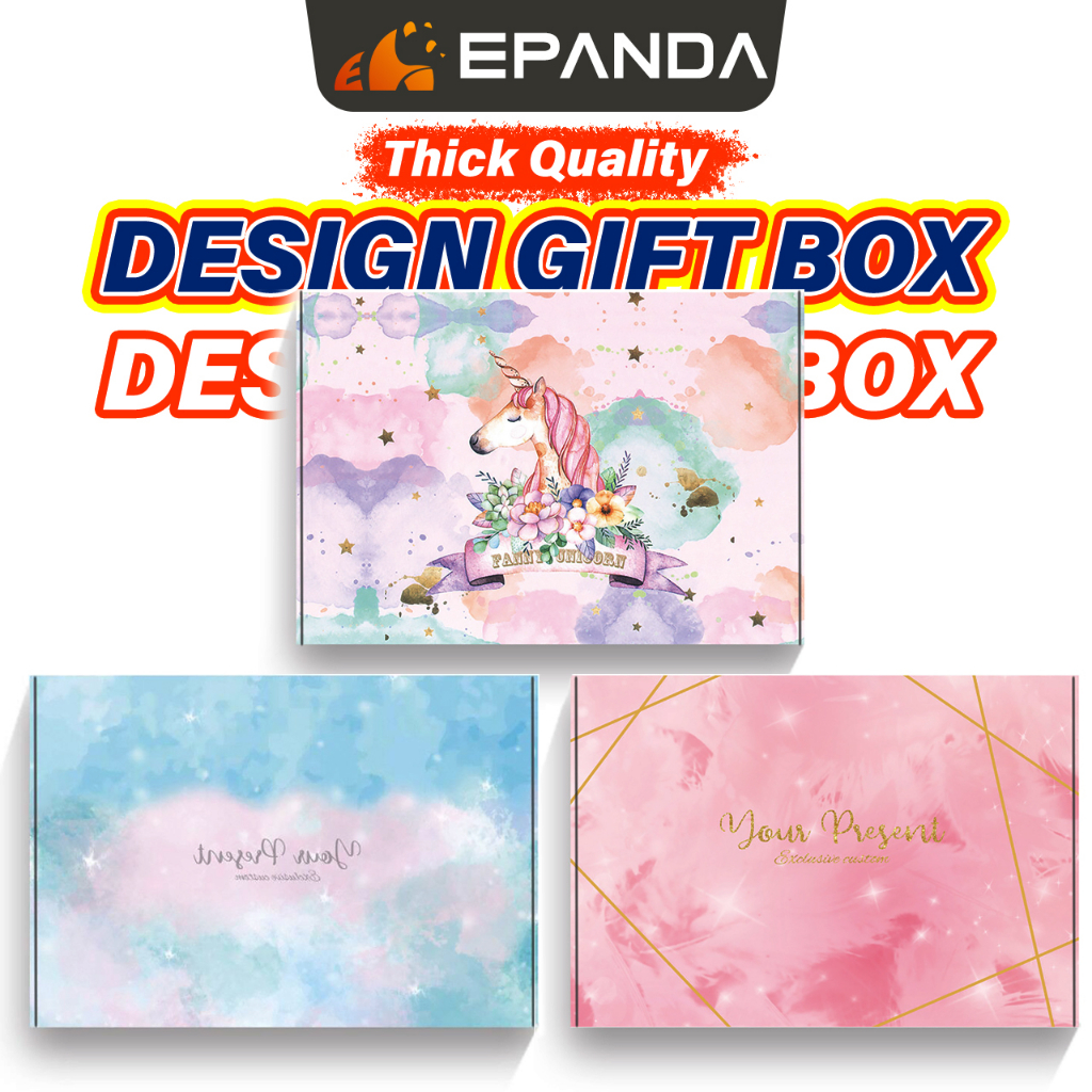 EPANDA Pizza Box Kotak Carton Box Packaging Box Design Colour Gift Box Paper Box Small Box Packing Box Parcel Box 飛機盒