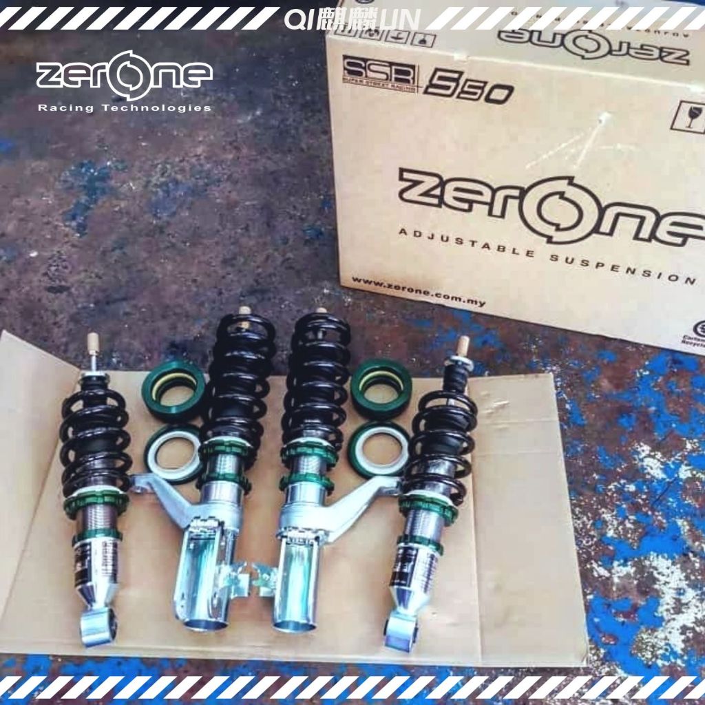 Honda Civic ES (1.7/2.0) / EP3 / EM2 - ZERONE SSR550 HI-LO SOFT HARD ADJUSTABLE SUSPENSION / COILOVER