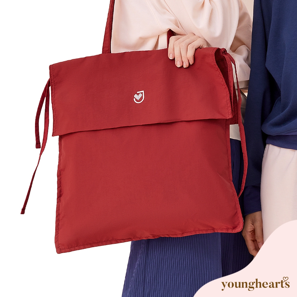 Young Hearts Logo Shoulder Tote YLS-150004 (Blue only)