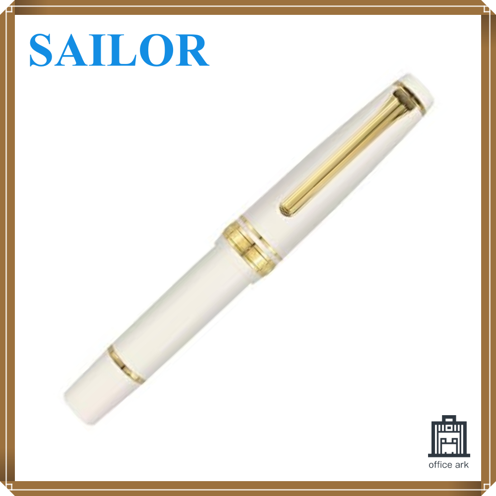 Sailor Fountain Pen Professional Gear Slim Mini Gold Medium Fine Beni White 11-1503-310 [direct from Japan]