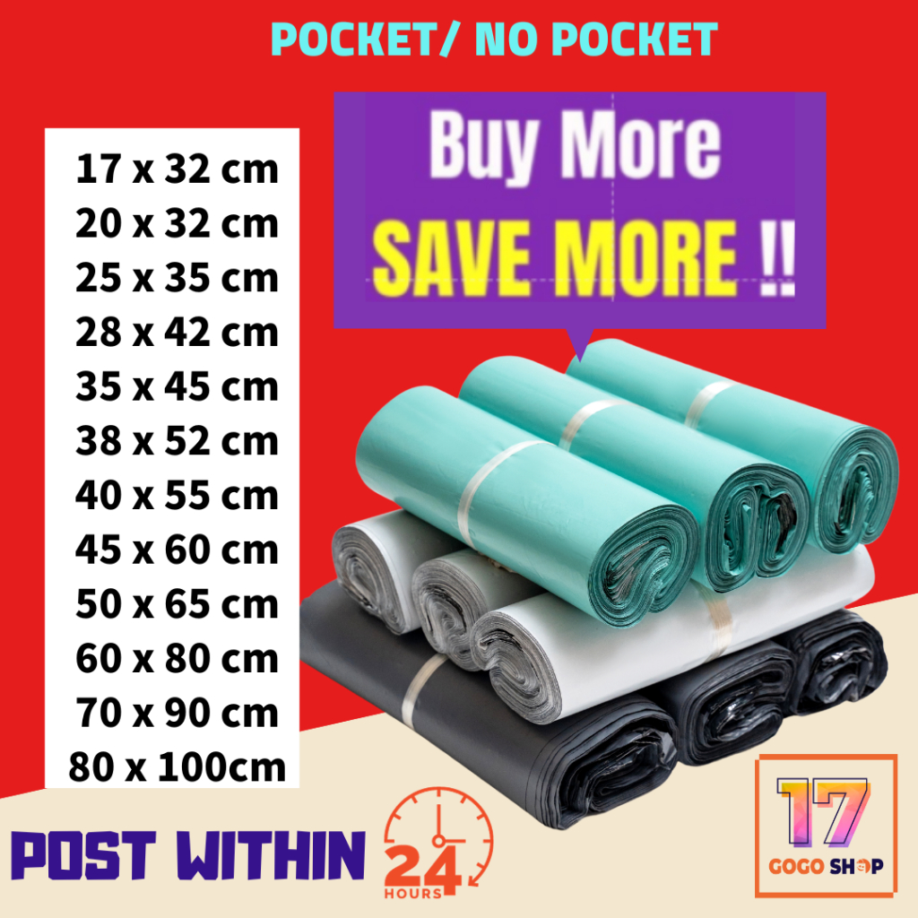 Courier Bag Pocket Parcel Bag Flyer Flyers Courier Plastic Pos Kurier Plastik Mailing 快递袋 Packing Shipping Packagingwuu