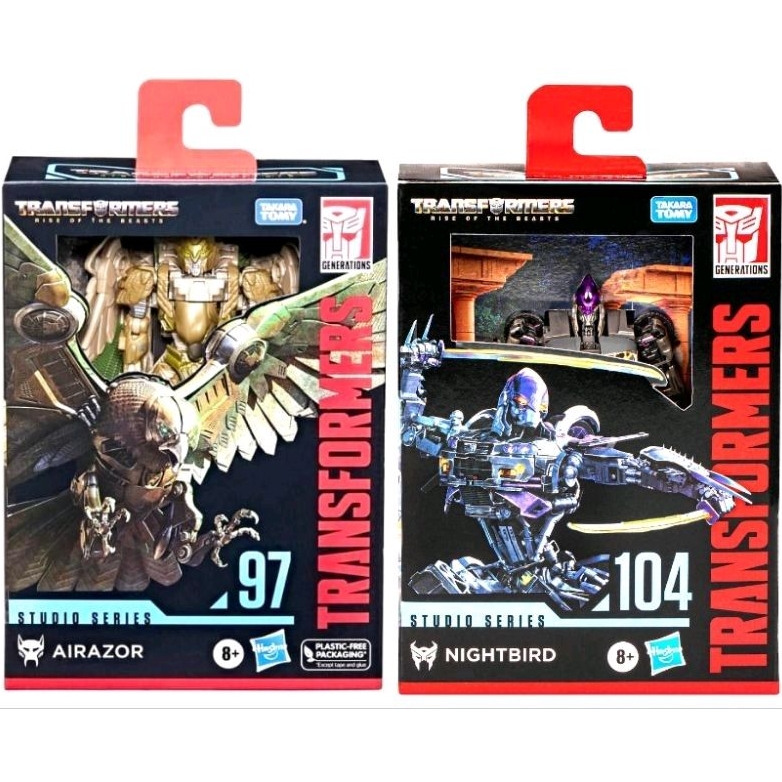 Transformers Studio Series Deluxe 97 Airazor 104 Nightbird 105 Mirage