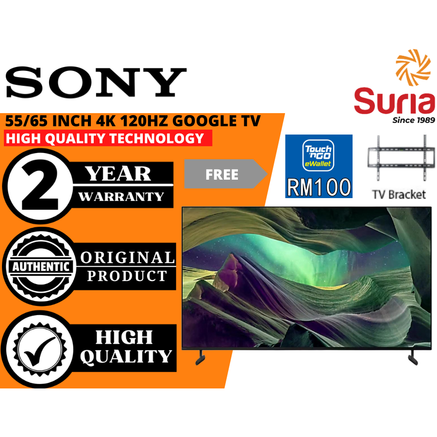 (Free Delivery Penang,Kedah & Perlis)Sony X85L 4K UHD HDR Full Array 120HZ Google TV KD-55X85L KD-65X85L 55X85L 65X85L