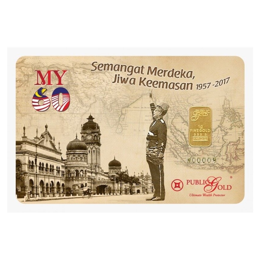 Public Gold LBMA Bullion Bar 1g (Au 999.9) - Merdeka MY60 Limited&hellip;
