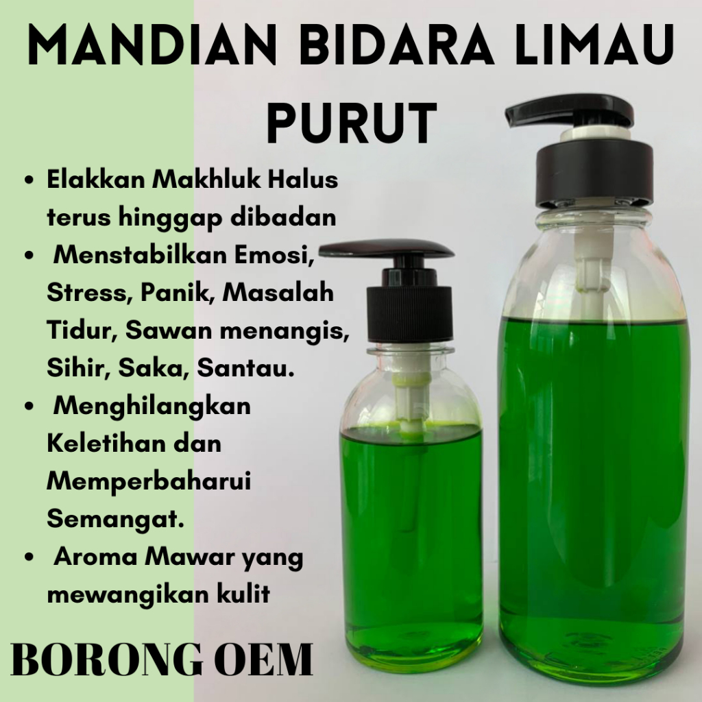 [HARGA KILANG] Mandian Bidara Limau Purut Original mustajab mujarab hapus Aura Negatif