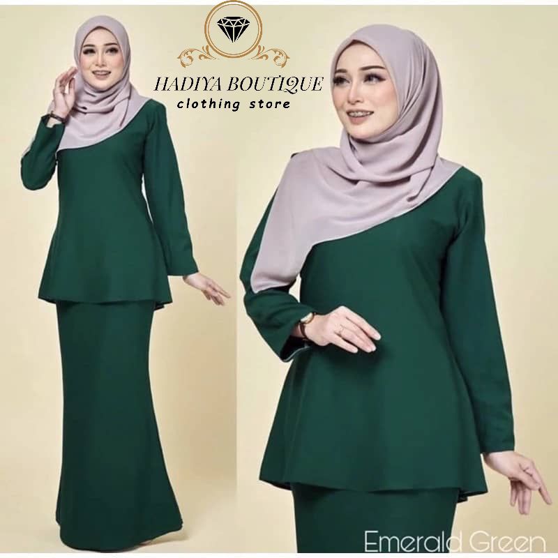 NEW BAJU KURUNG MODERN HIGH QUALITY COMO CREPE