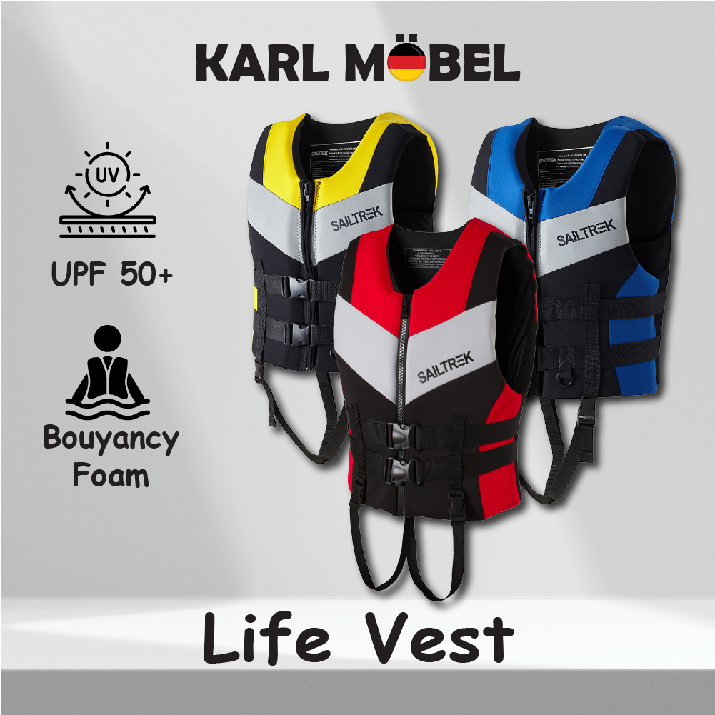 Sailtrek Life Vest Safety Life Jacket Swimming Watersports Fishing Kayaking Boating life jacket boat fishing vest safety