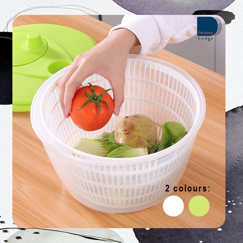 WASHING SALAD SPINNER TOKIG PEMUTAR SALAD DEHYDRATOR CUCI SALAD WASHER KERING SALAD