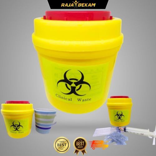 Tong Sampah Klinikal 800ml untuk sisa klinikal yang dilupuskan