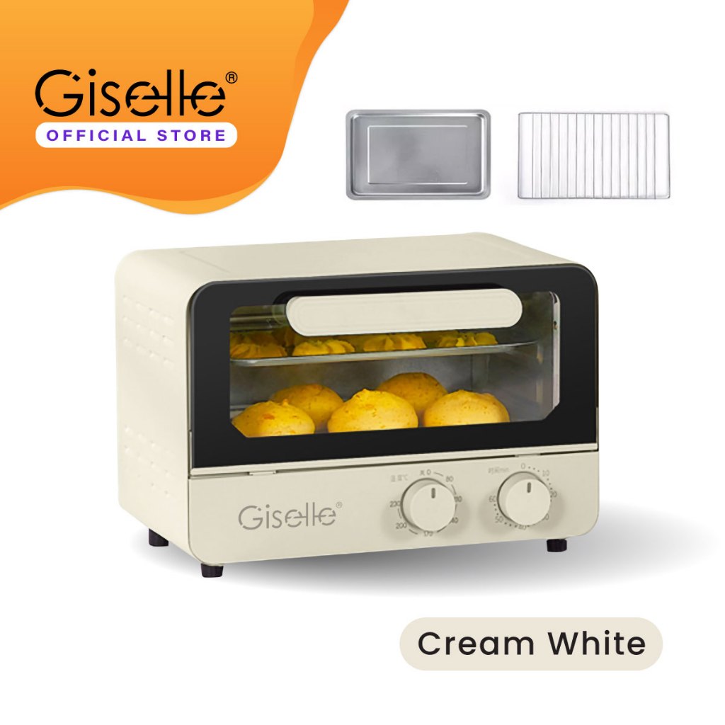 Giselle Electric Multifunction Oven Toast/Bake/Broil/Roast with Knob Adjustment (12L) KEA0344 网红小清新系列