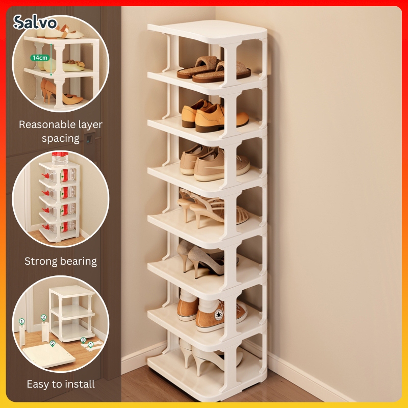 Stackable Shoe Rack Multi-Layer Shoe Storage Rack Portable Shoe Shelf Rack rak kasut Shoes Rack Plastic rack kasut 鞋架