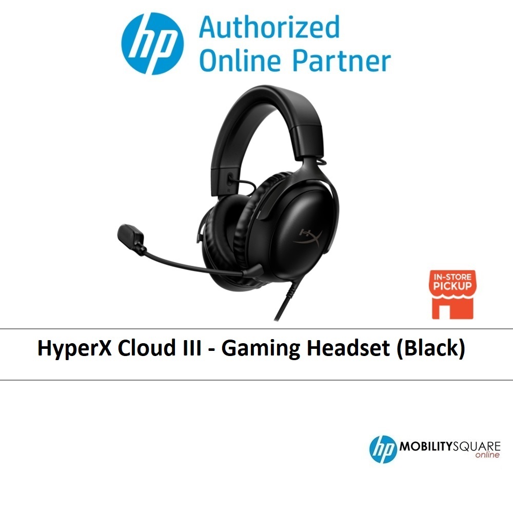 HyperX Cloud III - Gaming Headset (Black ) / (Black/Red)- 727A9AA / 727A8AA