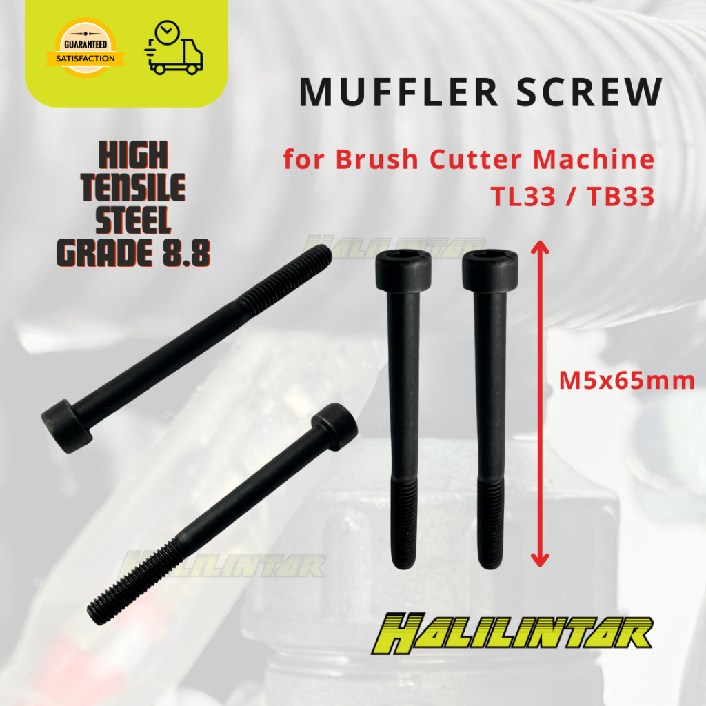 Muffler Screw for Brush Cutter TL33 TB33 BG330 M5 / Skru Muffler Mesin Potong Rumput