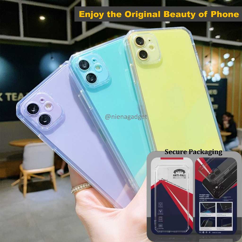 IPHONE 13 12 11 PRO MAX XR X XS MAX MINI 6 7 8 PLUS Transparent Clear Soft TPU Case Phone Cover Casing