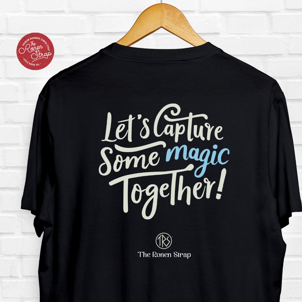 TRS T-shirt | Let's Capture Some Magic Together Typography ! 100% Cotton Photography T-shirt Streetwear, unisex