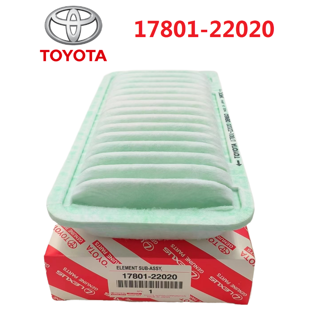 TOYOTA ENGINE AIR FILTER WISH ZNE10 ANE10 / ALTIS ZZE121 ZZE122 / IPSUM ACM21 17801-22020 PENAPIS UDARA ENJIN