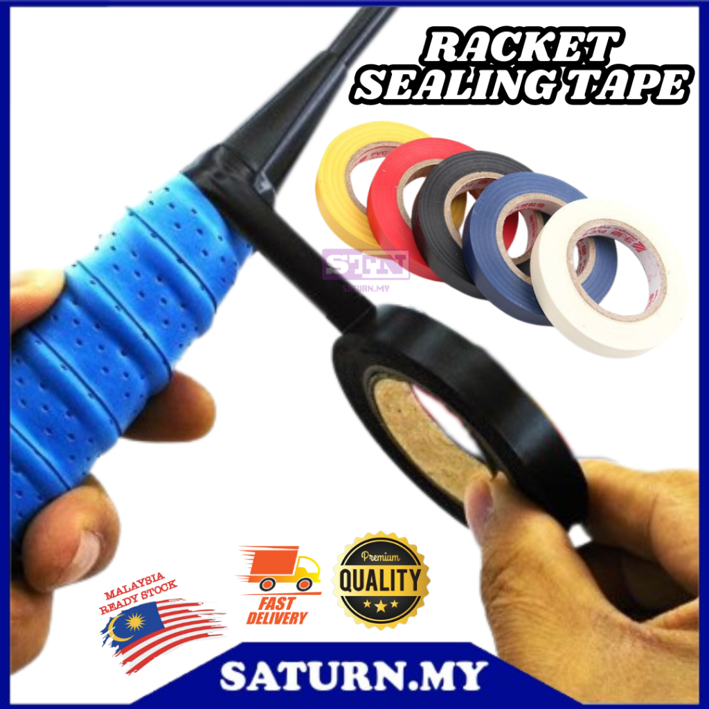 【STN】Badminton Sealing Tape 10 meter Racket Grips Tennis Raket Squash Racquet Handle Ring Over Grip Fishing Tapes 羽毛球拍手膠