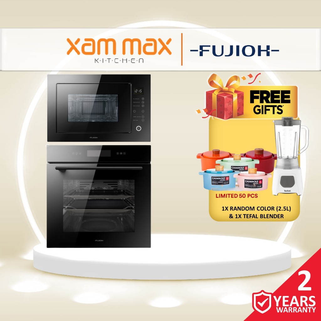 [CNY SPECIAL VOUCHER]  Fujioh - FV-MW51 / FV-EL 63 GL - Electric Oven / Oven Baking / Built in Oven / Built in Microwave