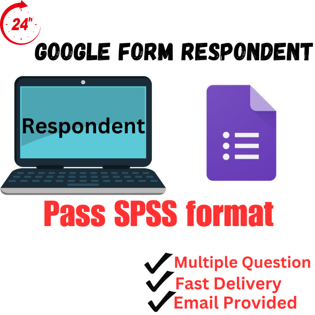 [Online] GOOGLE FORM RESPONDENT | Respondend collect service | Google Form | Google survey form | Respondend