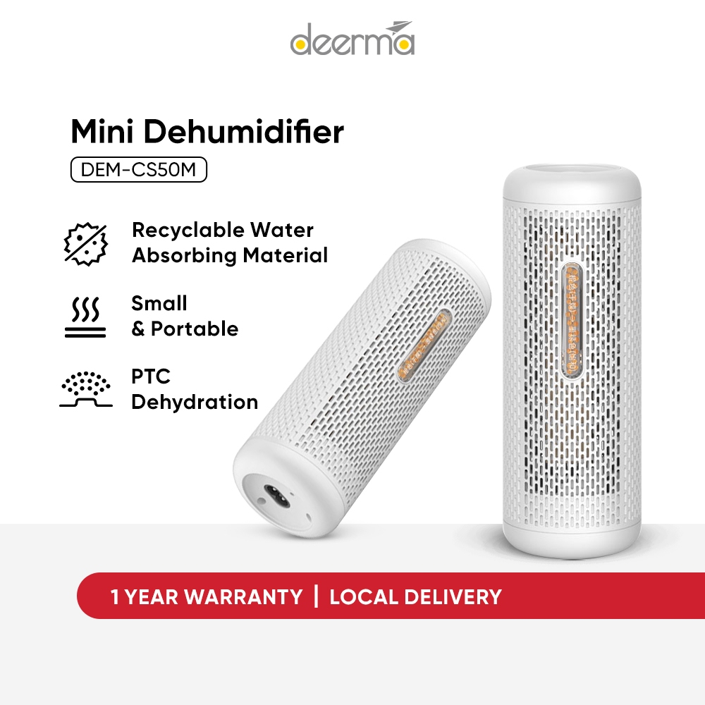 Deerma Dehumidifier Air Dryer Smart Mini Electric Dehumidifier Recyclable For Home and Office CS50M