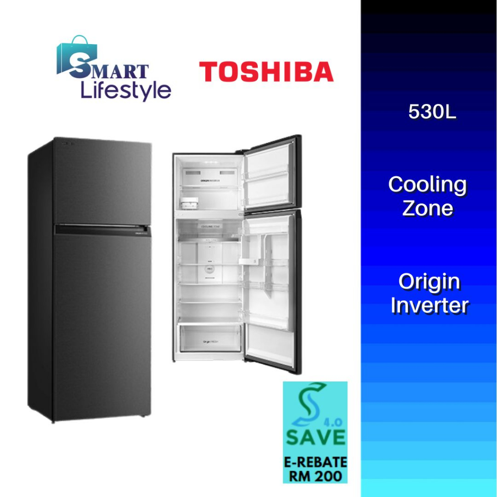 《Save 4.0》Toshiba Inverter Refrigerator (530L) GR-RT624WE-PMY(06)/GR-RT624WE-PMY