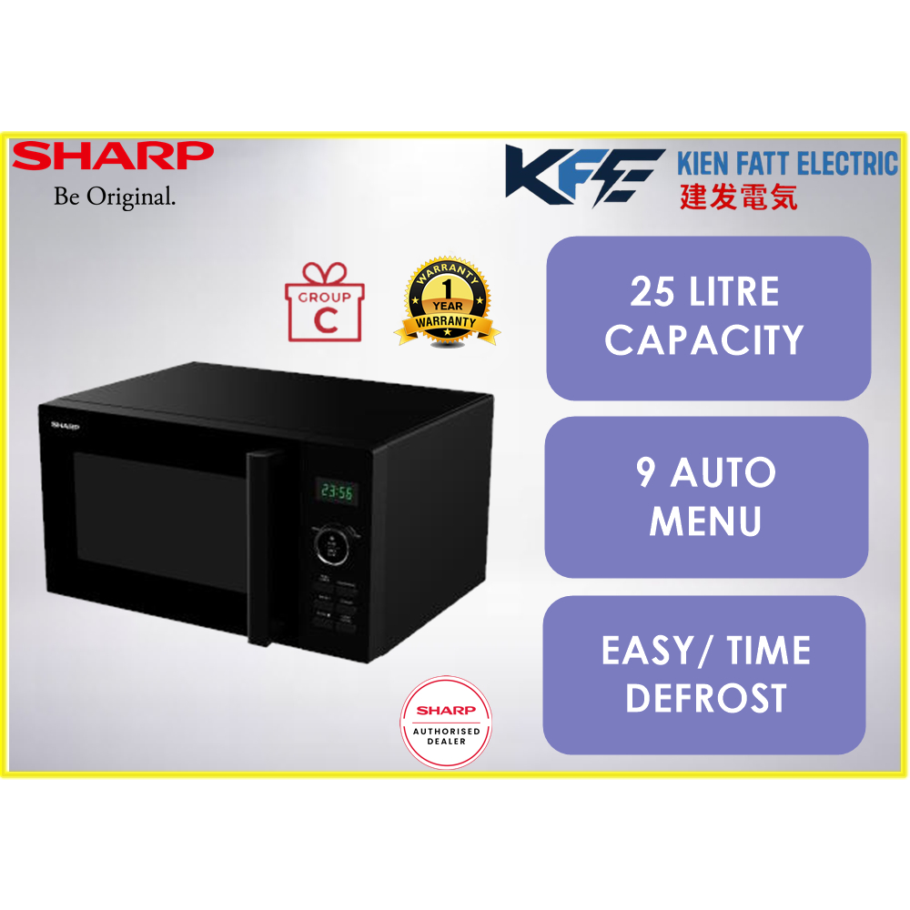 Sharp Microwave Oven With Grill Digital Function 25 Litre R7521GK