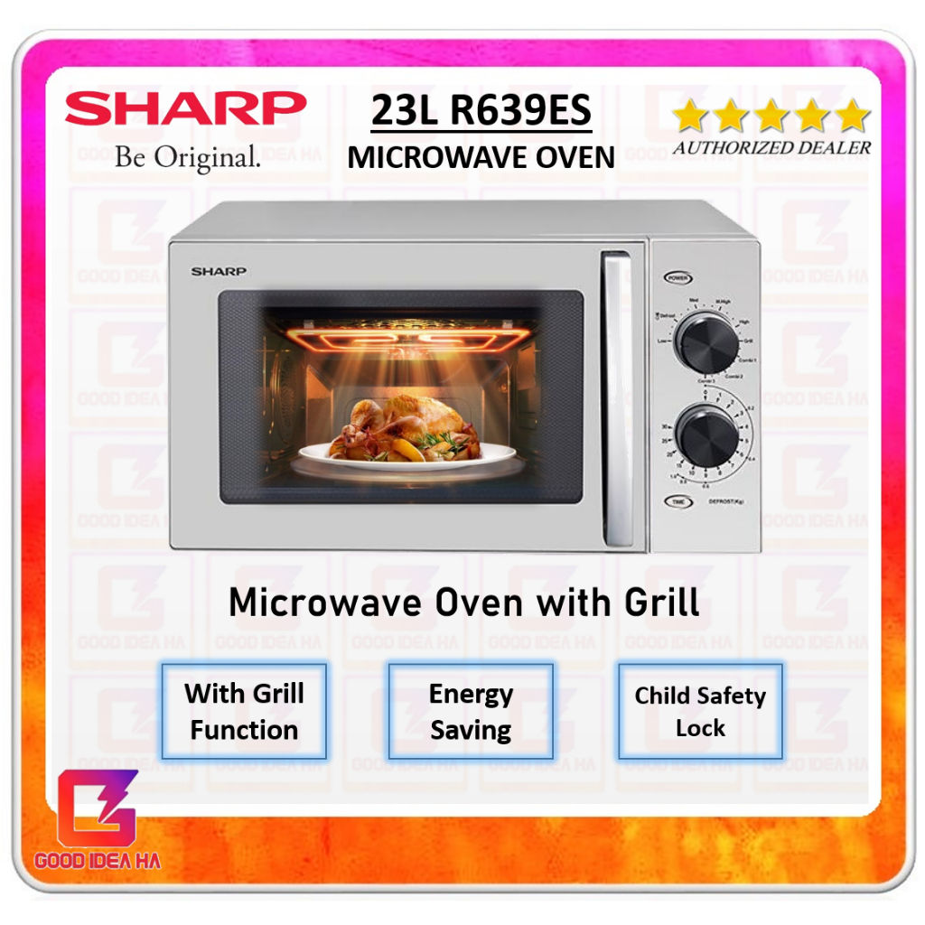 SHARP 23L Microwave Oven with Grill R639ES