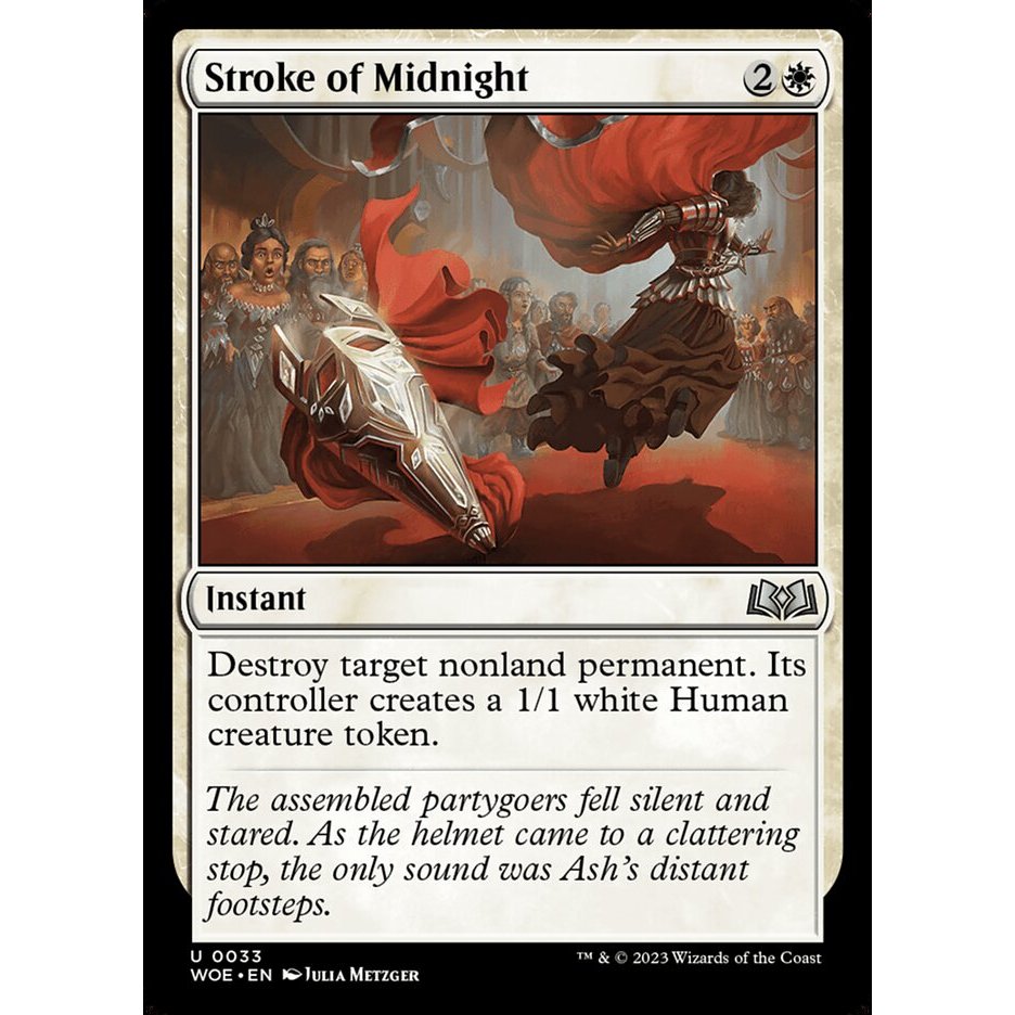 MTG Wilds of Eldraine (WOE) - Stroke of Midnight