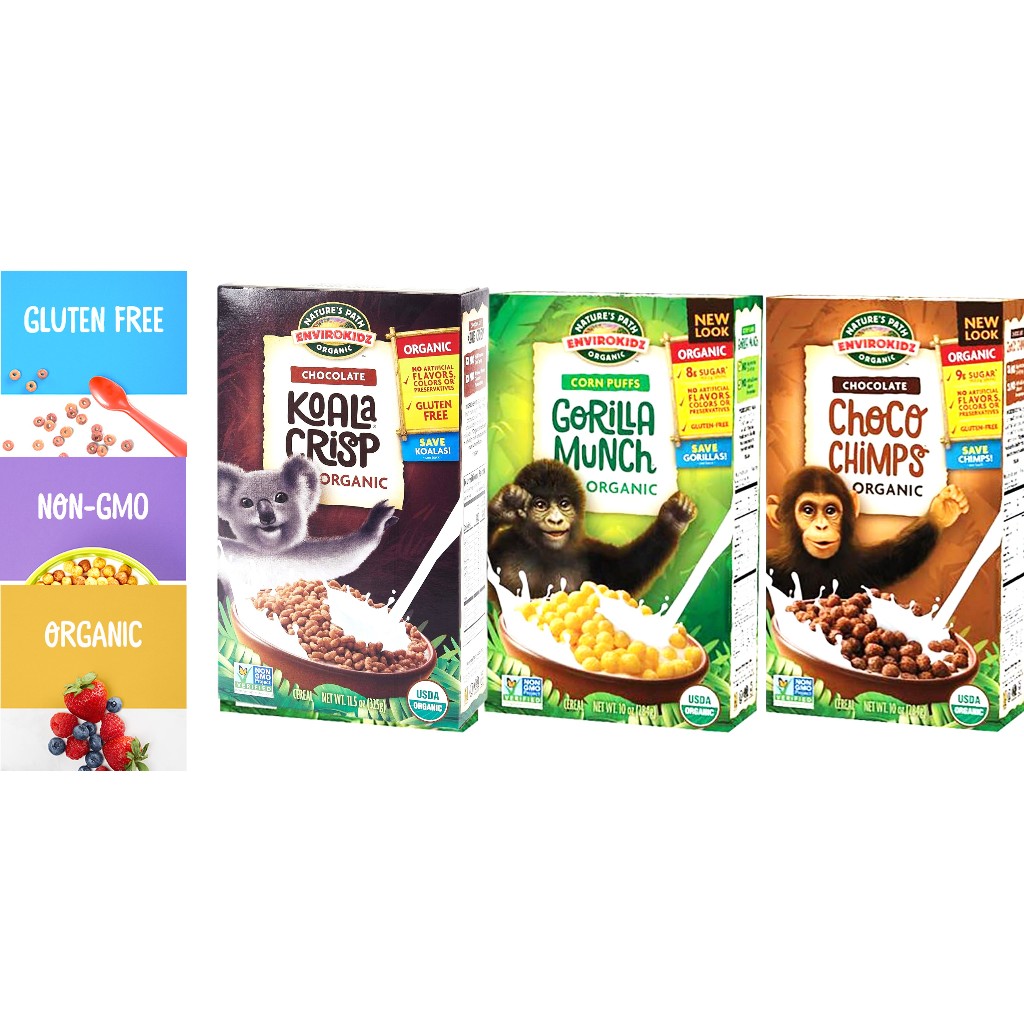 NATURE'S PATH KIDS GLUTEN FREE CEREAL 10 - 11.5 OZ