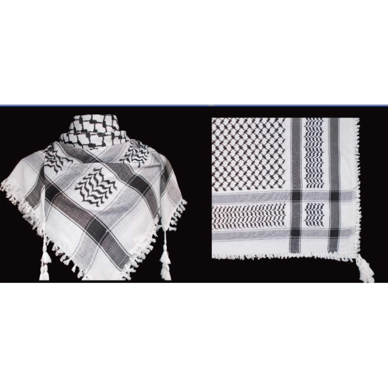 Arab Style Religious Square Scarf Multi-purpose Keffiyeh Headscarf for Adult