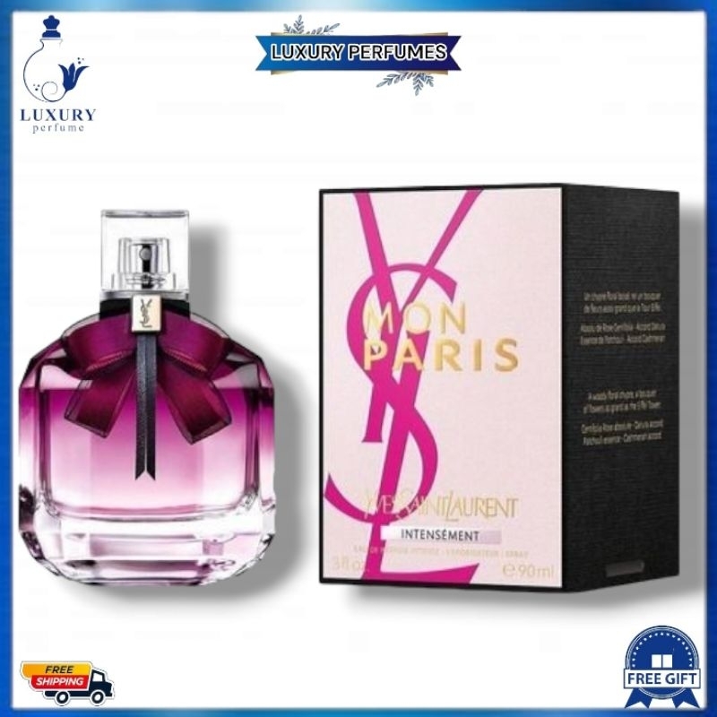  ORI MON PARIS INTENSEMENT YVES SAINT LAURENT 90ML FOR WOMEN (MONEY BACK GURANTEED)