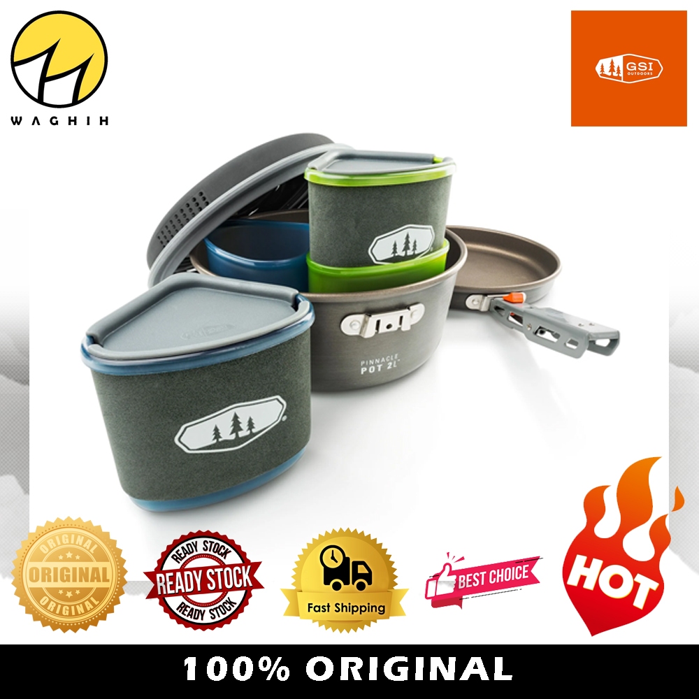 100% ORIGINAL GSI OUTDOOR PINNACLE BACKPACKER DUO CAMPING COOKWARE FOR HIKING TREKKING