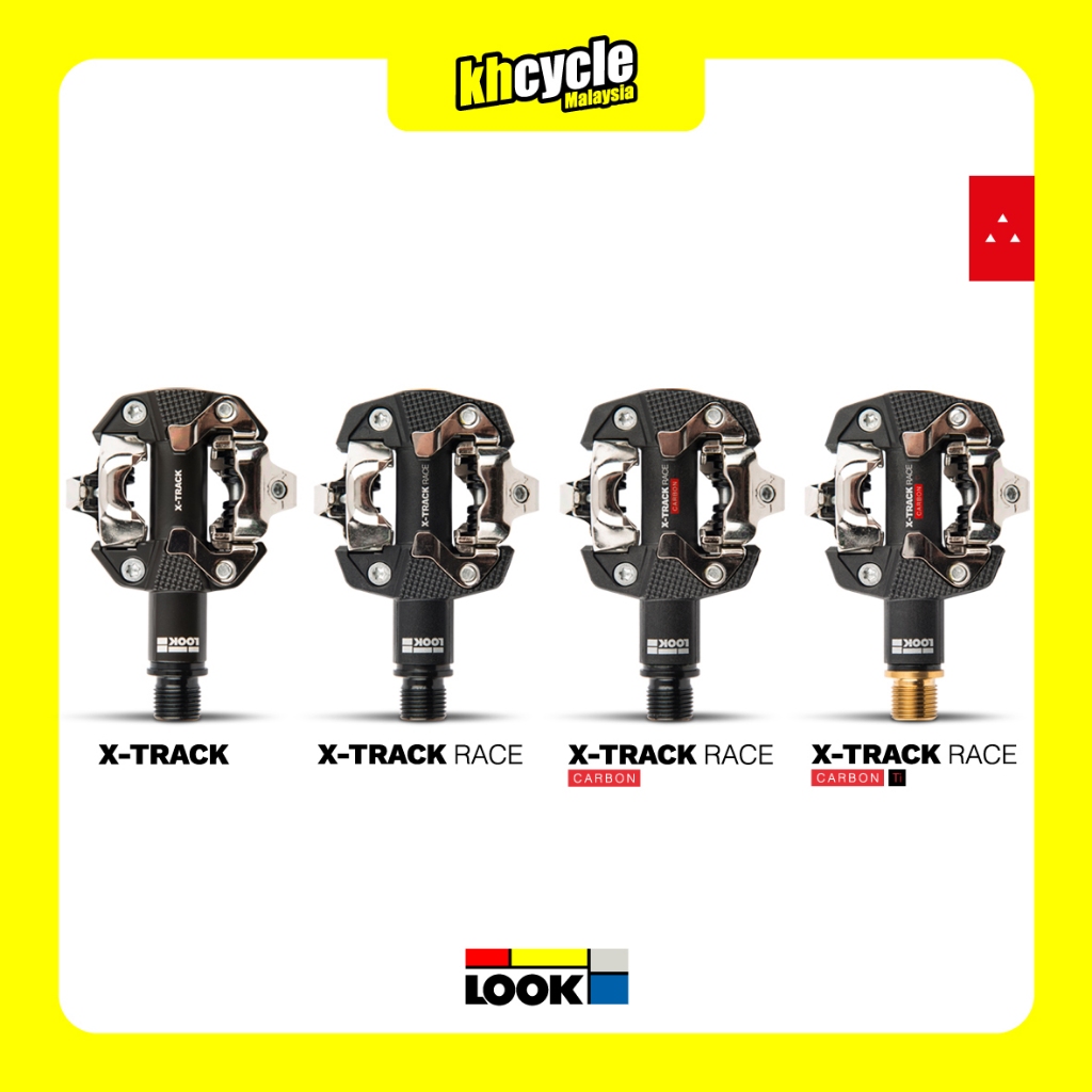 LOOK X-TRACK PEDAL (MOUNTAIN BIKE / GRAVEL BIKE PEDAL , MTB CLIPLESS PEDAL | SPD-compatible)