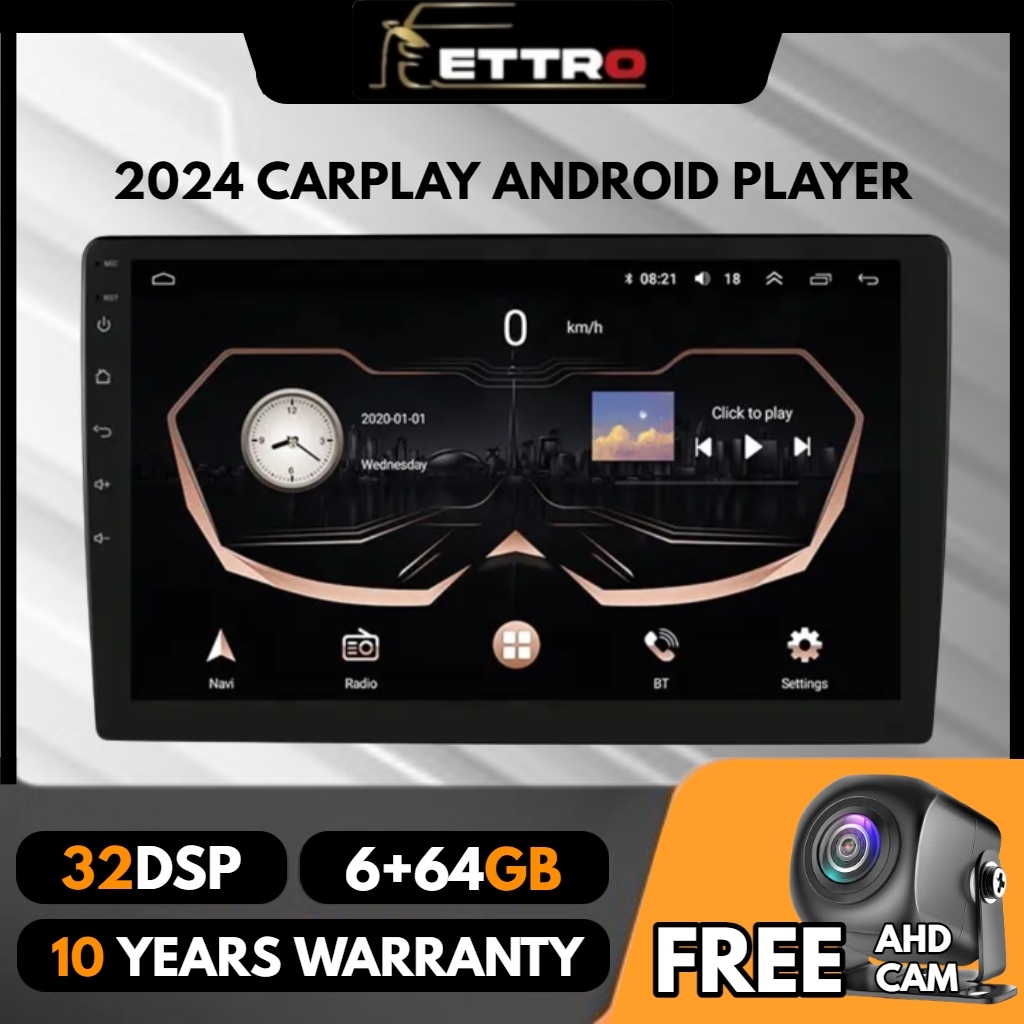 [6GB RAM+64GB ROM]2024 Newest CarPlay/Android Auto Android Player 7"9"10" inch Octa Core Car Player