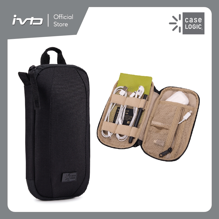 []CASE LOGIC INVIGO ELECTRONICS ORGANIZATION CASE SMALL | INVIAC101 | *Made from 100% recycled fabric