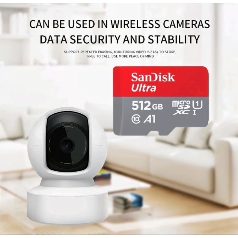 8GB SanDisk Ultra A1 Micro SD Memory Card 140MB/s Class 10 For Phone/Dashcam/IP Cam/Tablets
