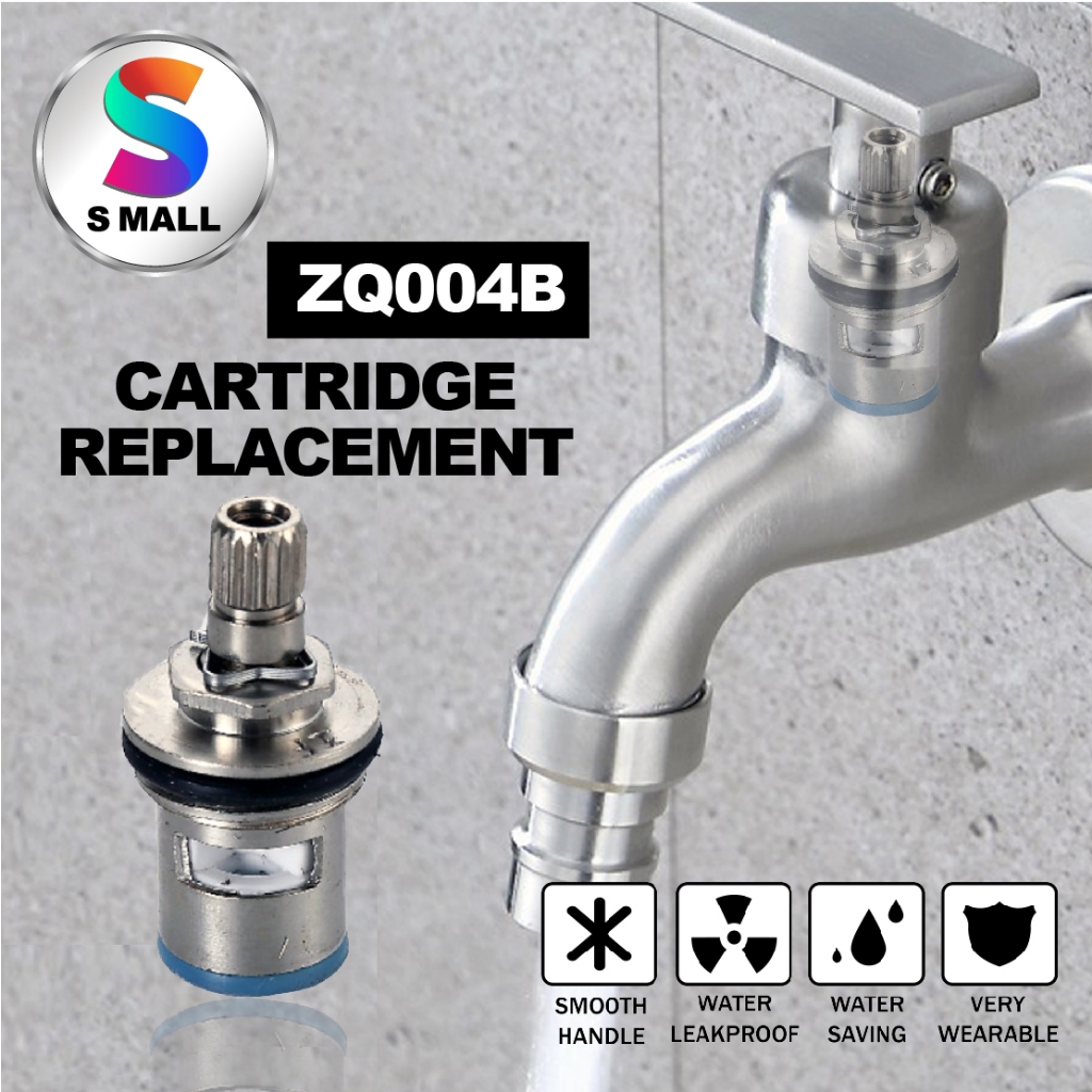 Stainless Steel Brass Ceramic Sink Water Tap Cartridge Replacement Faucet Quarter Full Turn 42mm 48mm 50mm 85mm 90mm