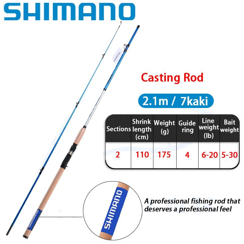 SHIMANO Reel Rod Joran Pancing Fishing Reel Spinning Rod Set