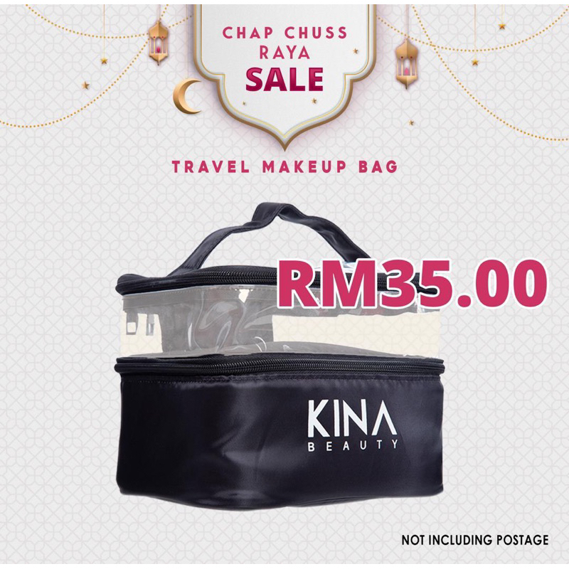 KINABEAUTY Travel Makeup Bag!