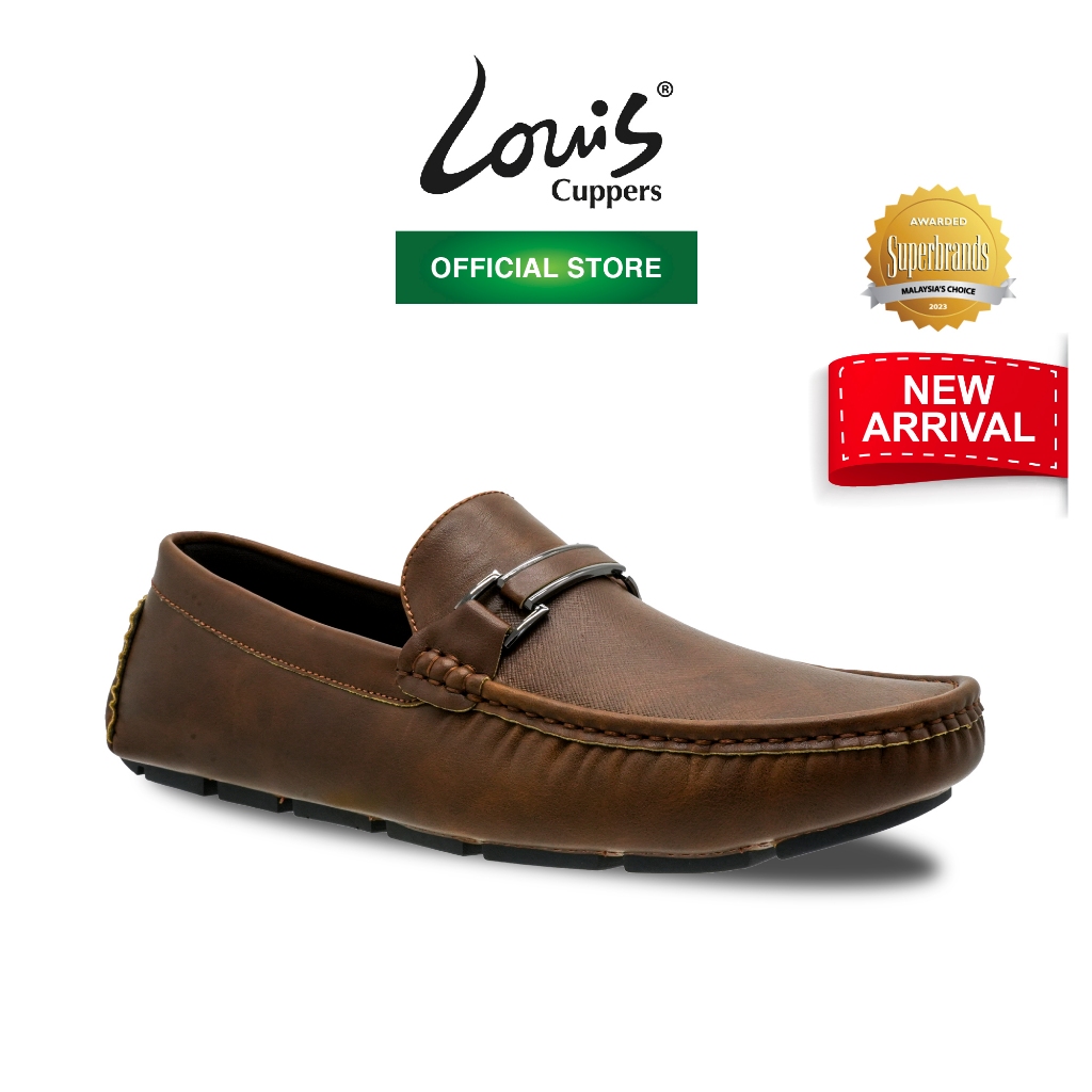 Louis Cuppers Men Slip On Faux Leather Business Formal Kasut Lelaki - 240131333