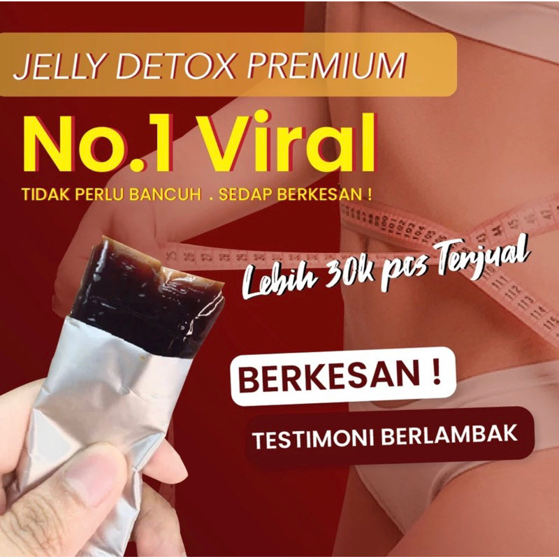 BERKESAN Slimming Jelly Detox Fat Burner Mudah Lawas Hilang Sembelit Perut Buncit Weight Loss Fast