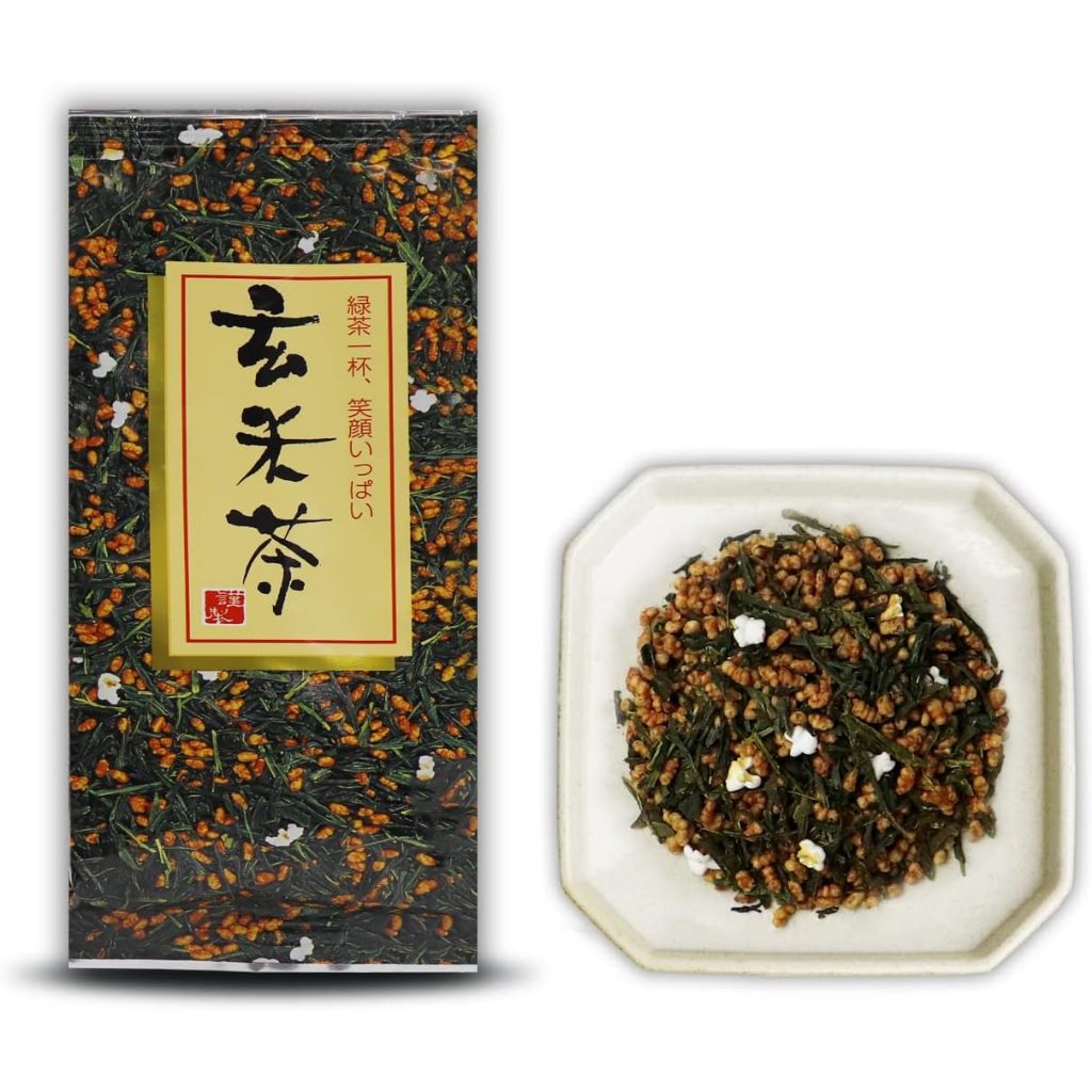 Otsuka Green Tea Co - Roasted Brown Rice Genmaicha Tea100g - Genmaicha: Japanese Popcorn Tea - No bitterness Tea -ship directly from Japan