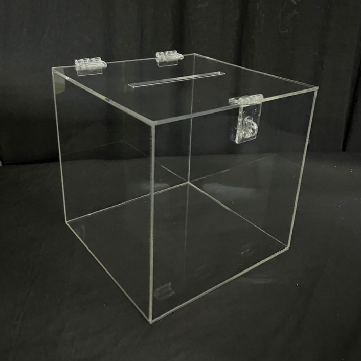 Acrylic Donation or Suggestion Box GUM / DIY concept (1unit)