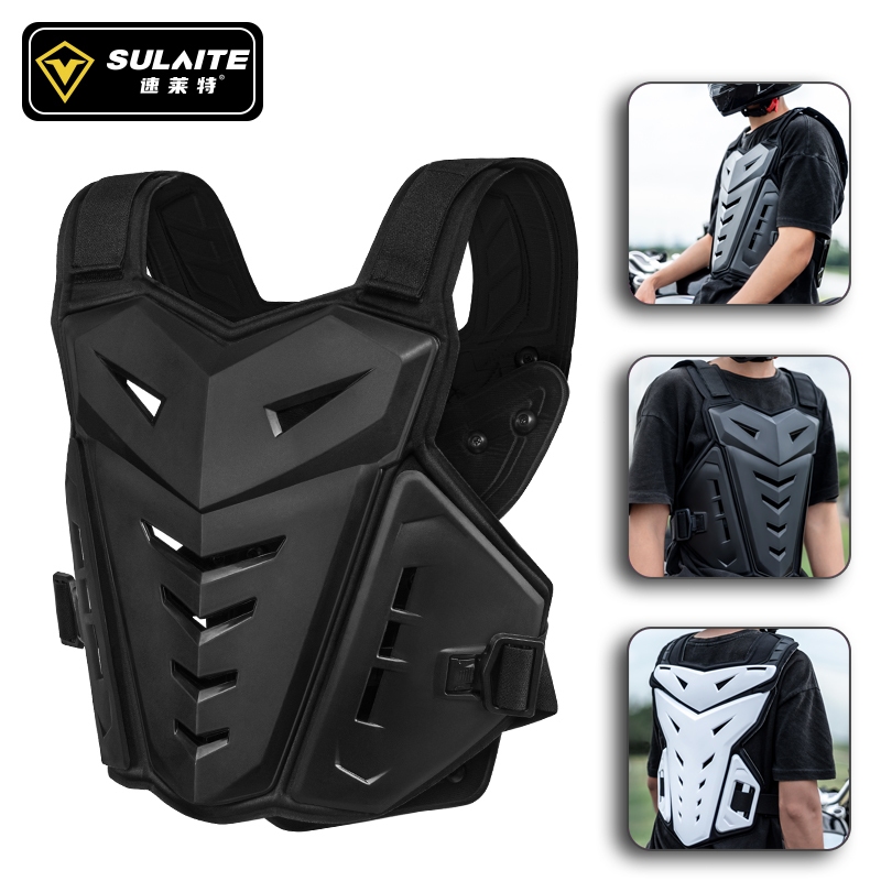 SULAITE Chest Protector Motocross Adult Body Armor Vest Motorcycle Chest Protector Dirt Bike MTV Motocross Gear for Men