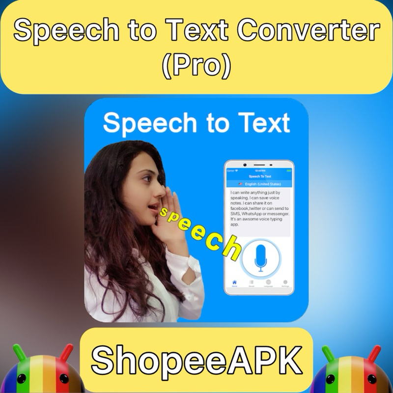 {LIFETIME} Speech to Text : Voice Notes & Voice Typing App (Pro) [READ_DESCRIPTION_FIRST]