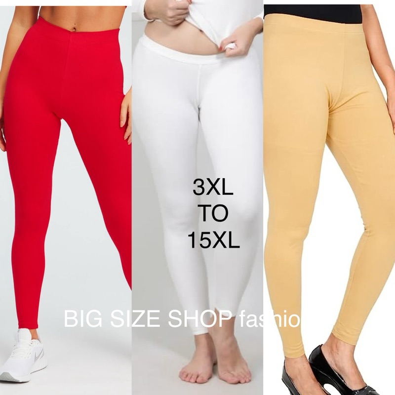 Ladies LEGGING OVER SIZE S to 15XL. Black1, White2,Step Navy3,royal blue4, Skin5,Light gray6 yellow 7 kain garis garis